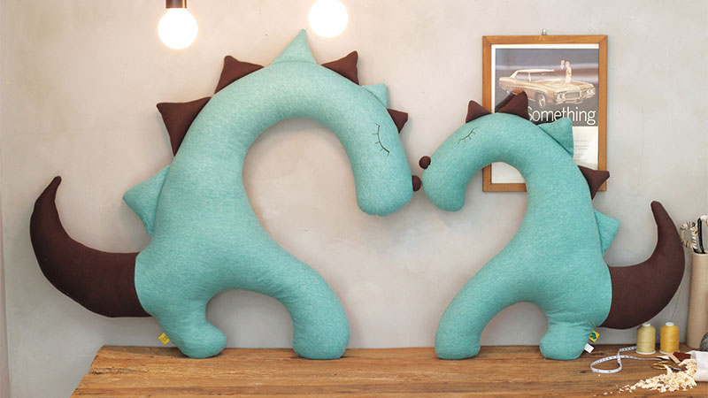 드로잉베이비 공룡필로우