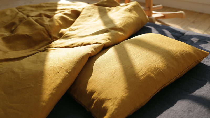 유트러스 블랙라벨 린넨 차렵 베개