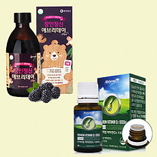 엘더베리시럽 & 유럽 직수입 비타민D 1000IU