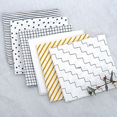 유트러스 블랙라인 손수건