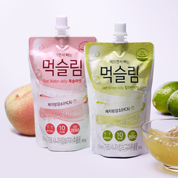먹슬림 복숭아맛 칼라만시맛