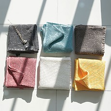 유트러스 모달 와플 블랭킷 피그먼트 블랭킷