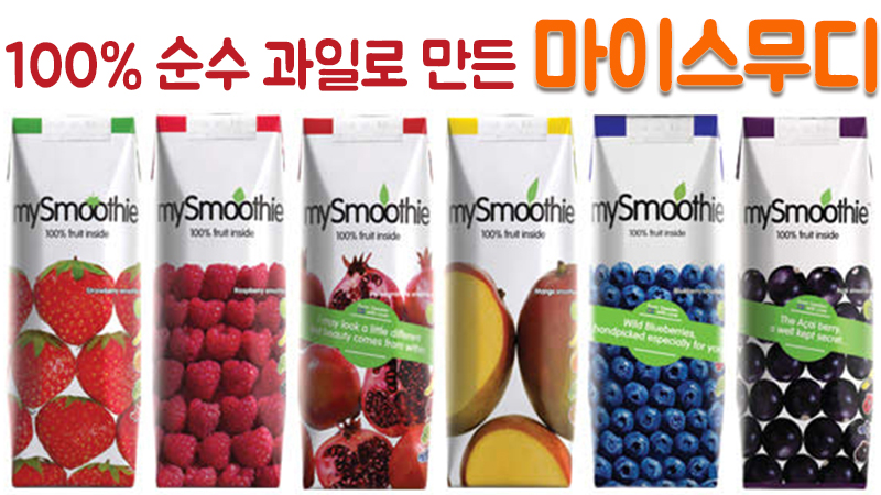 마이스무디 스웨덴산 100%천연 과일 12개입