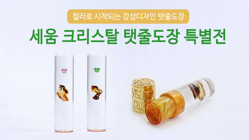 세움 크리스탈 탯줄도장 파격가 특별전