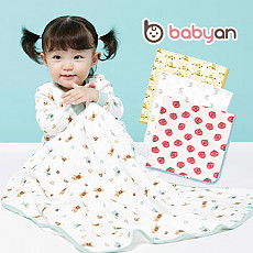 [베이비앙 프리미엄 코튼 속싸개] ★크베딜★ 목욕타올, 아기이불, 유모차 덮개 겸용