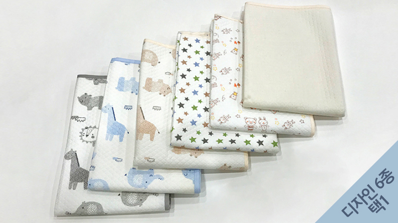 아기자기 귀여운 순면 신생아 방수패드 특가 세일