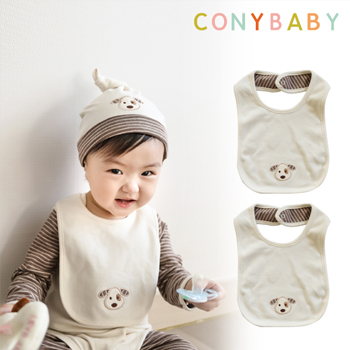 흘려도 안심! 오가닉 강아지 턱받이 1+1