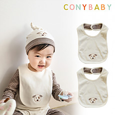 흘려도 안심! 오가닉 강아지 턱받이 1+1