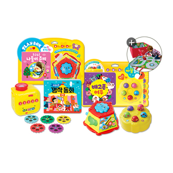 [크라잉베베&애플비]호기심발달 및 인지놀이 사운드북 모음전