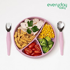 [from 스웨덴] 에브리데이베이비 실리콘 흡착식판 이유식기 수저세트 모음전