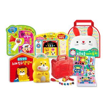 크라잉베베 &애플비 의사소통 발음교정 유아 놀이북 모음전