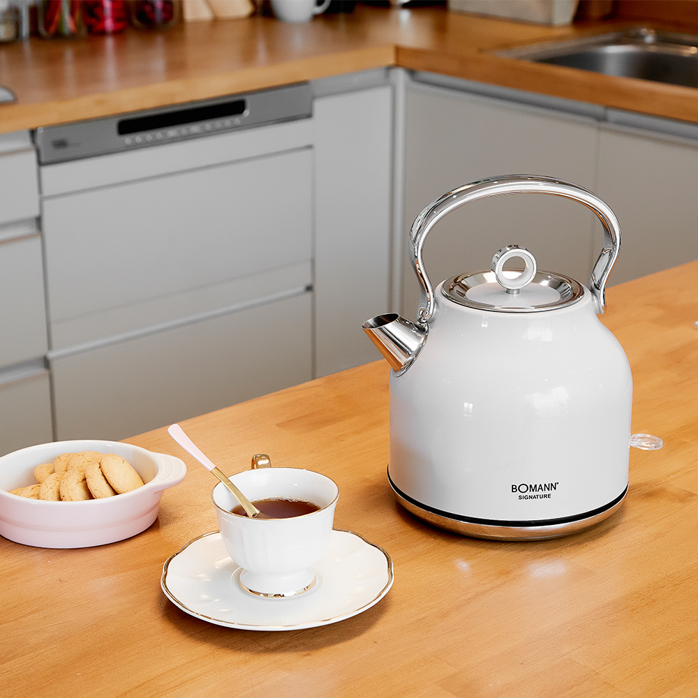 [보만] 레트로 무선 전기포트 (2colors)